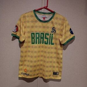 BRAZIL 1990 World Cup National Team Headgear Classics Soccer Jersey Size L